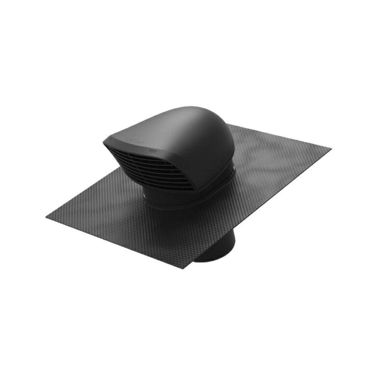 Renson Design Flex XL Roof Terminal 180/200 mm Lead-Free Flexible Flashing Black