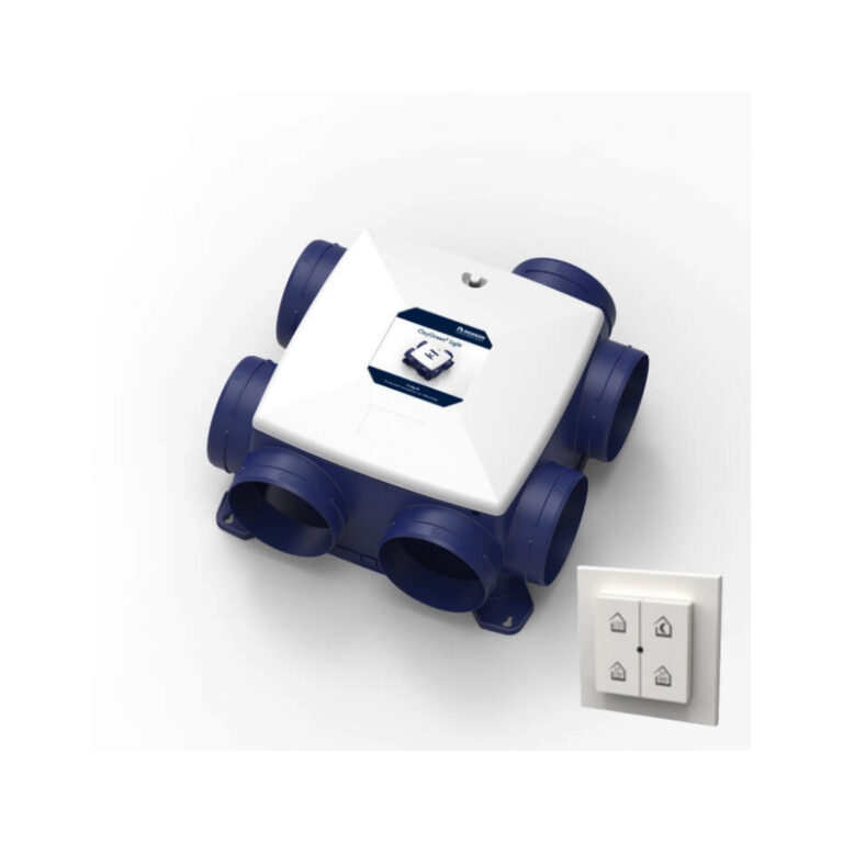 Renson Oxygreen Light with Humidity Sensor 372 m³/h Grounded SET incl. RF Remote Control