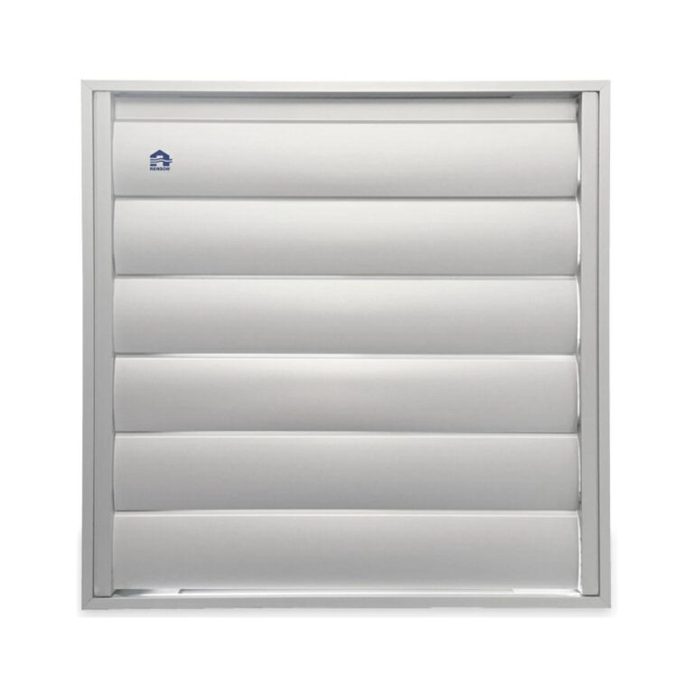 Surface-Mounted Overpressure Grille (W×H) 246 × 246 mm Aluminium Natural Anodised
