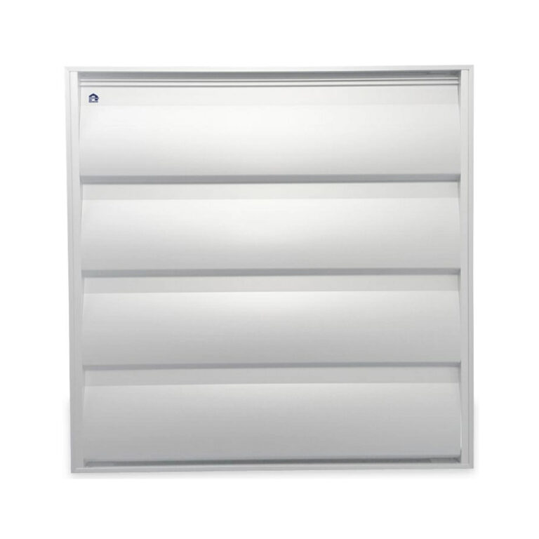 Surface-Mounted Overpressure Grille (W×H) 428 × 428 mm Aluminium Natural AnodisedSurface-Mounted Overpressure Grille (W×H) 428 × 428 mm Aluminium Natural Anodised